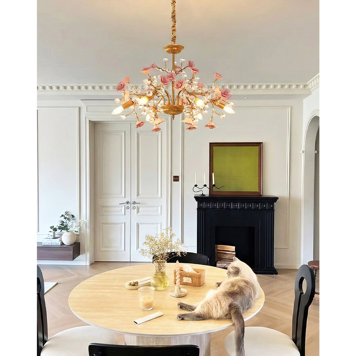 Rosé Amara candelabru