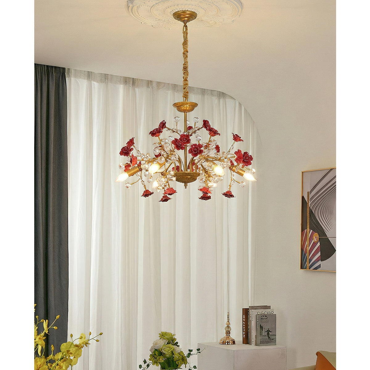 Rosé Amara candelabru