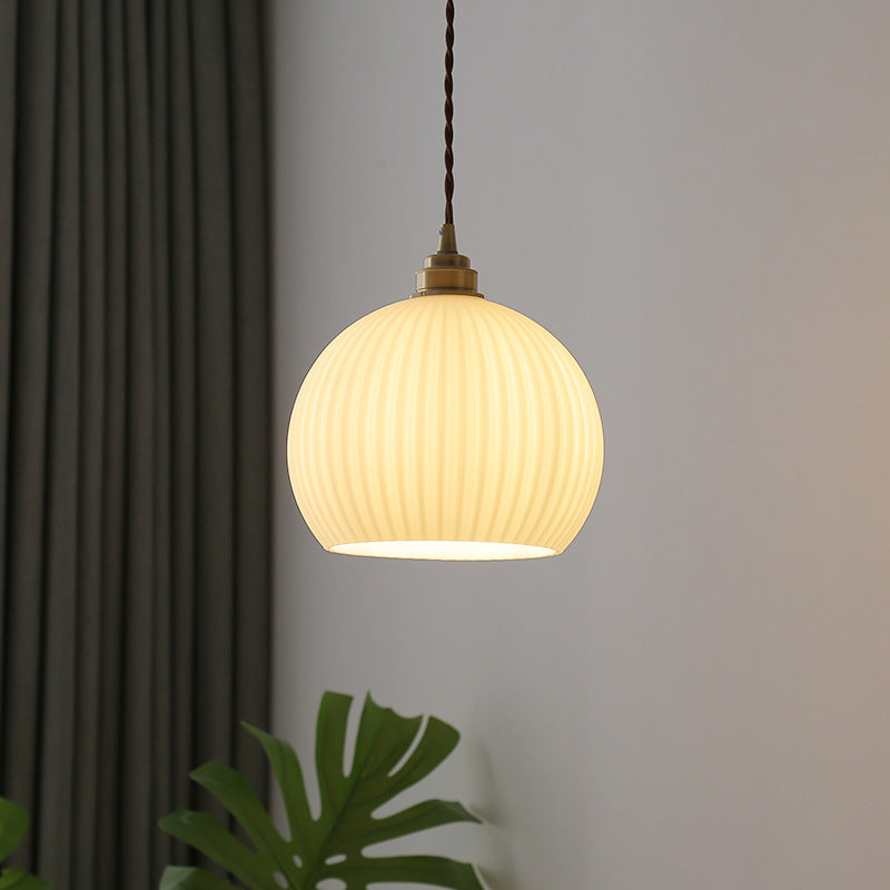 Valentina lampă suspendată minimalistă sferică din metal/sticlă cu LED alb/transparent