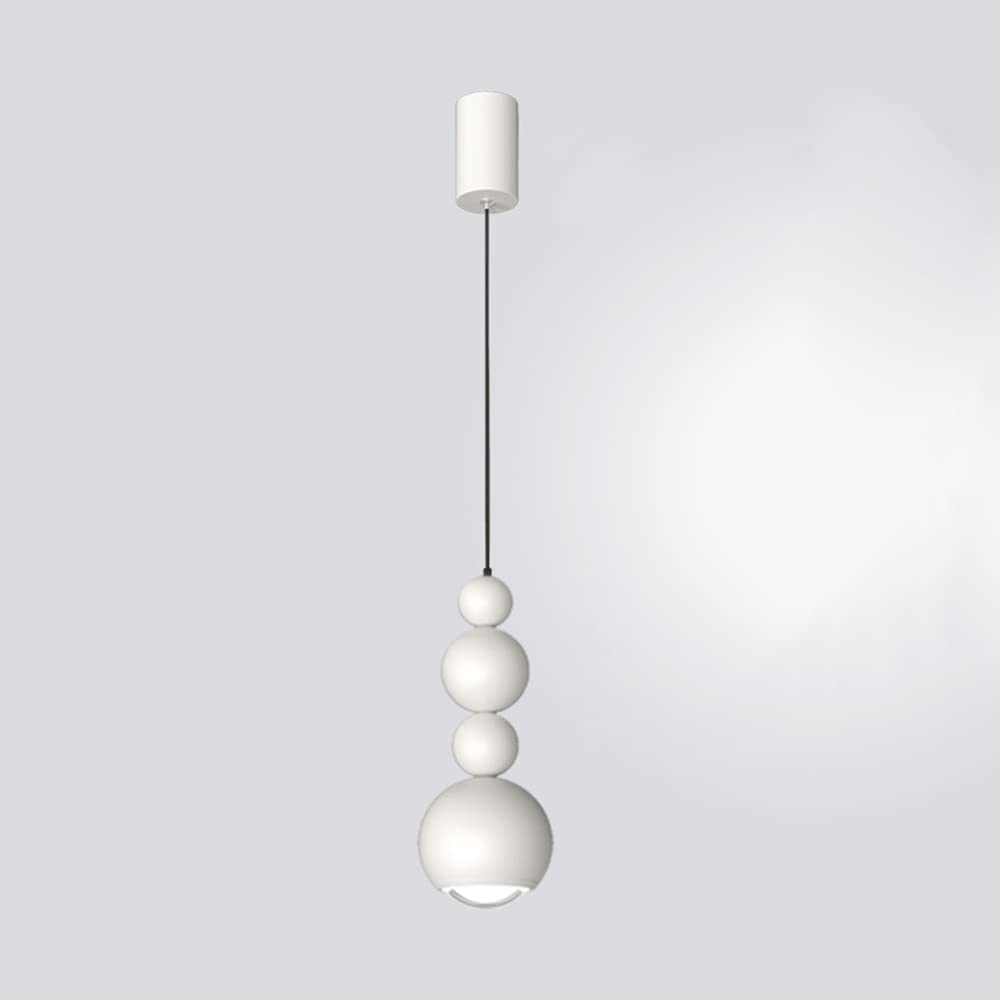 Muto Vintage LED lampă suspendată Glob alb lemn metal dormitor