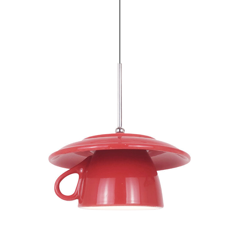 Valentina modern Cup Ceramic LED lampă suspendată dormitor