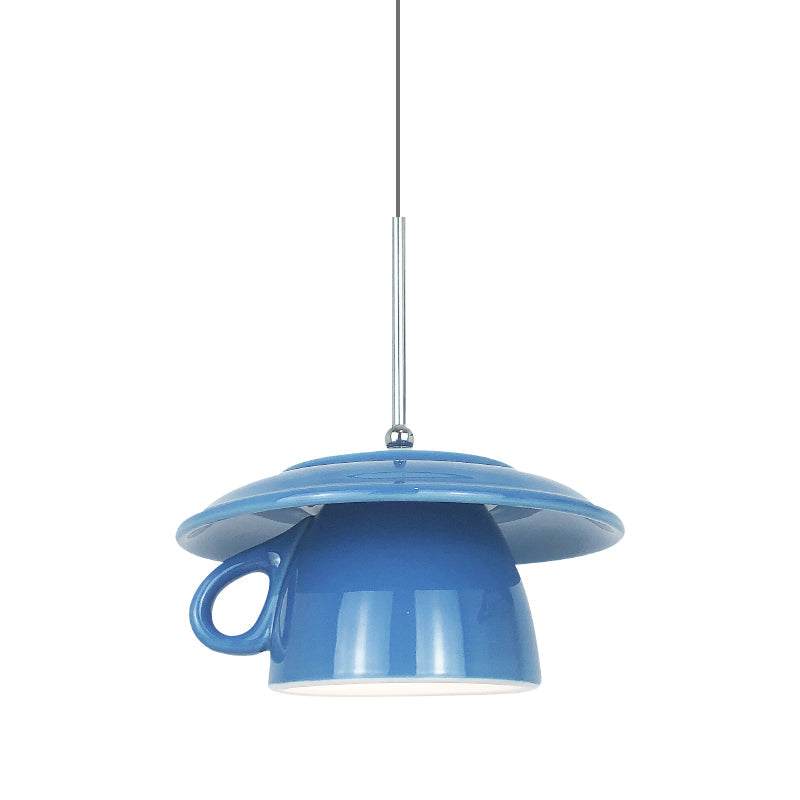 Valentina modern Cup Ceramic LED lampă suspendată dormitor