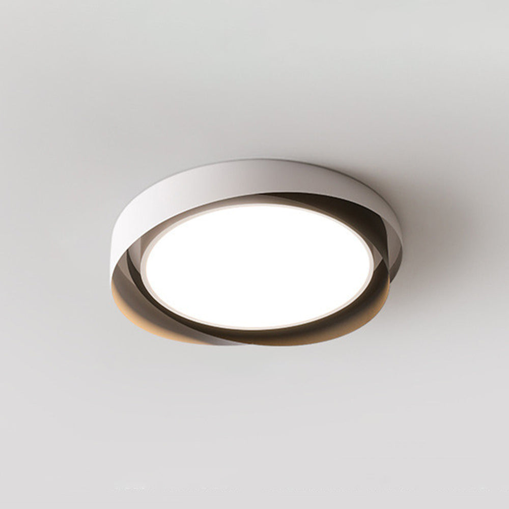 Arisha plafonieră aplicată modernă geometrică din metal, alb/Aur