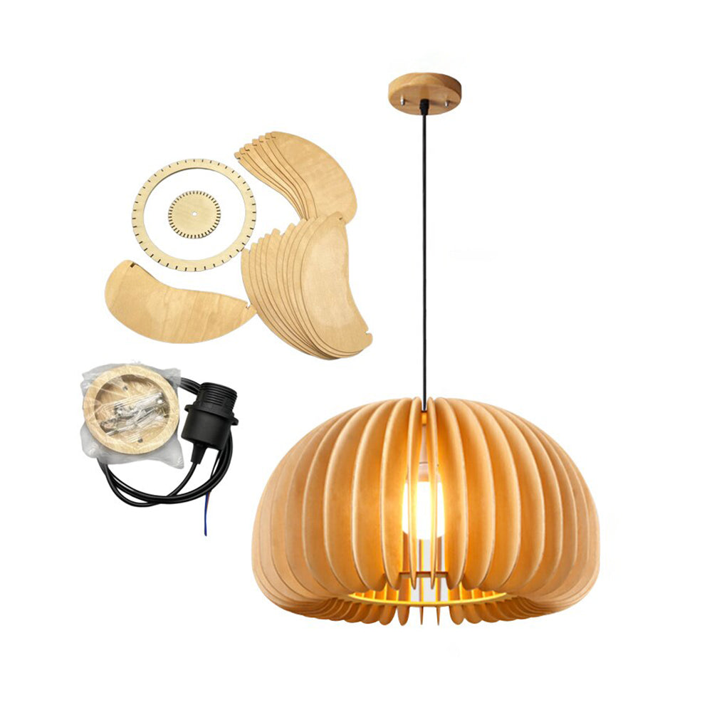 Muto Pumpkin lampă suspendată, lemn