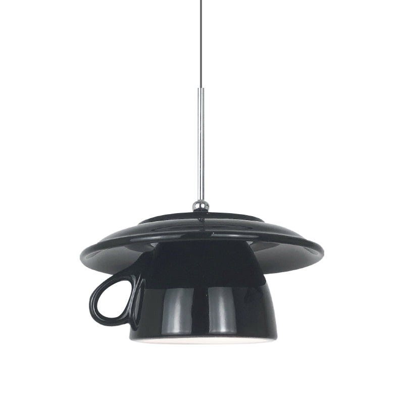 Valentina modern Cup Ceramic LED lampă suspendată dormitor