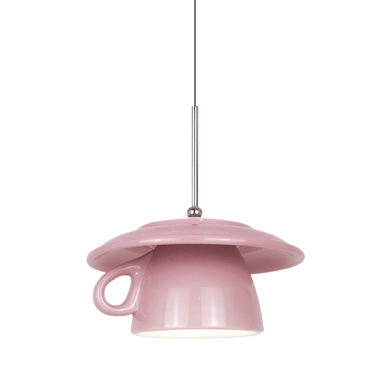 Valentina modern Cup Ceramic LED lampă suspendată dormitor