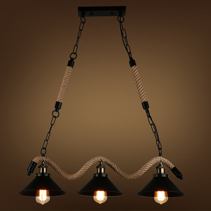 Epoch Vintage LED negru lampă suspendată metal Sufragerie/Cafeneală, pentru cafenea