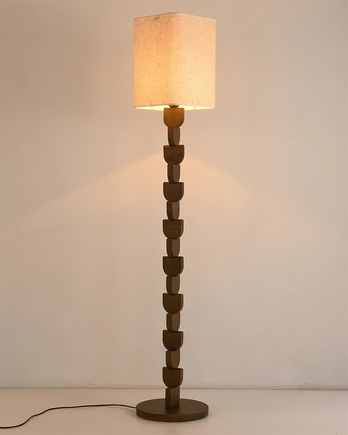 Rinoreria lampadar din lemn