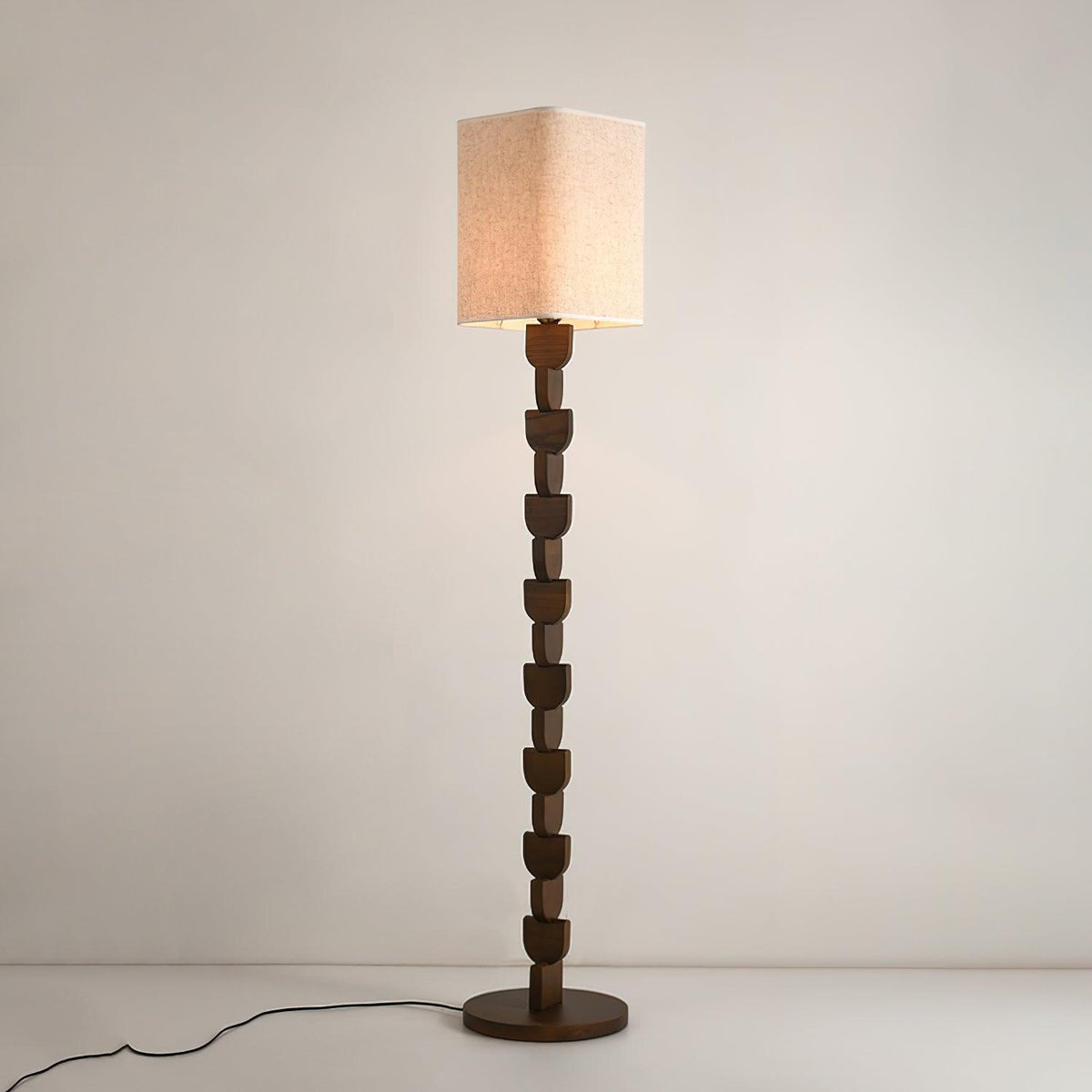 Rinoreria lampadar din lemn