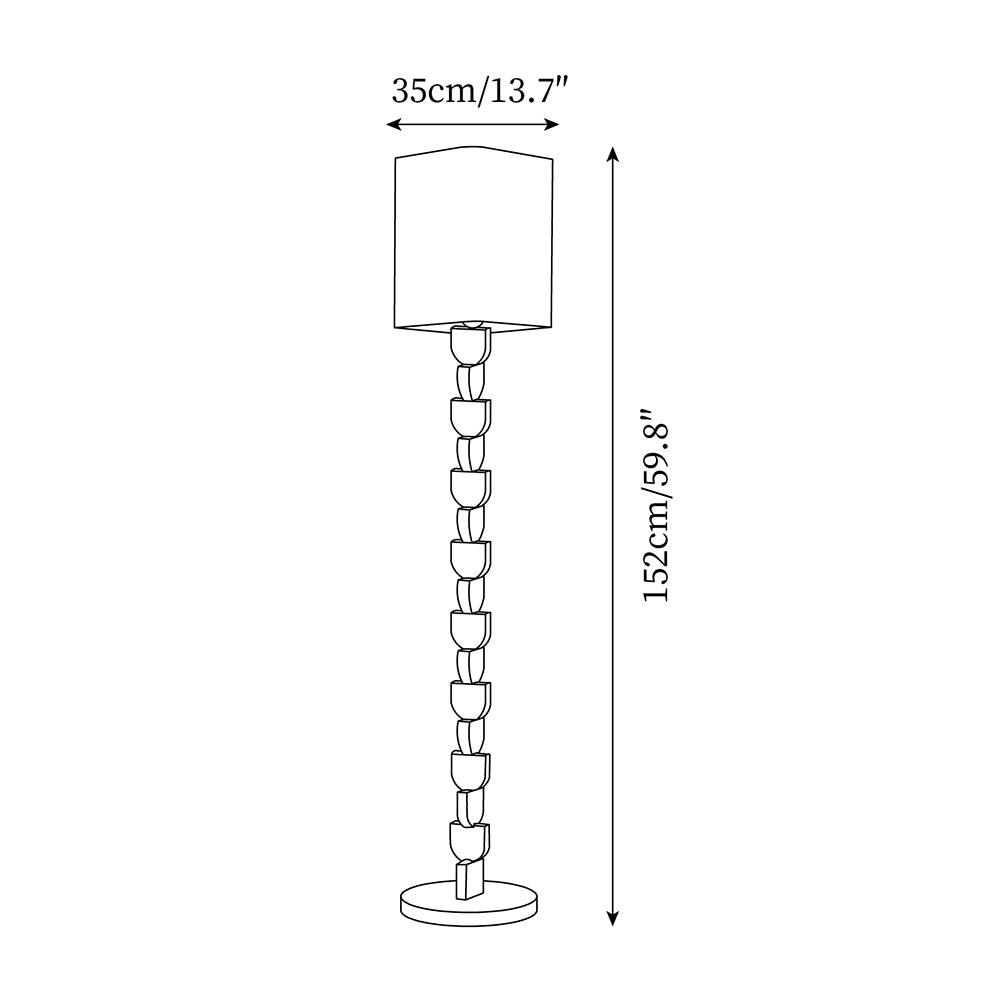 Rinoreria lampadar din lemn