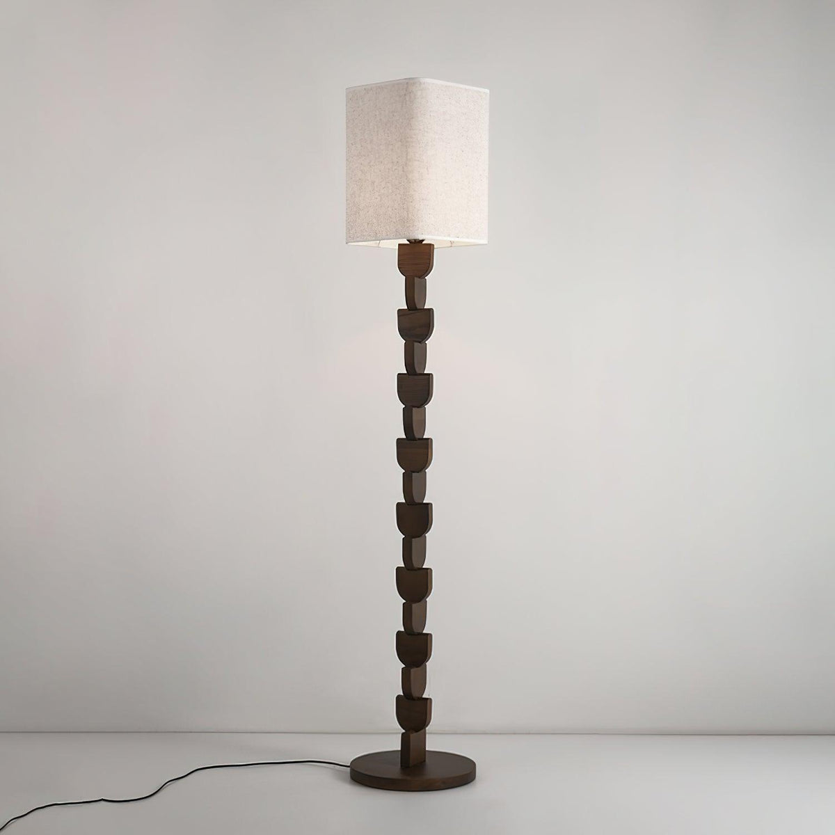 Rinoreria lampadar din lemn