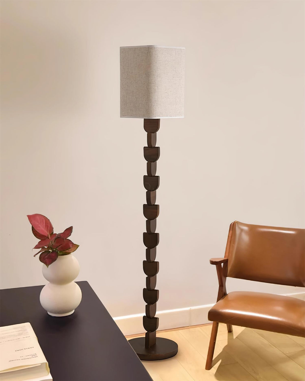 Rinoreria lampadar din lemn