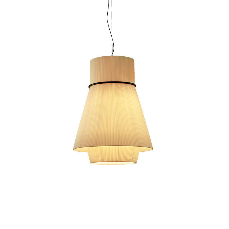 Kestford Lampă suspendată din material textil plisat