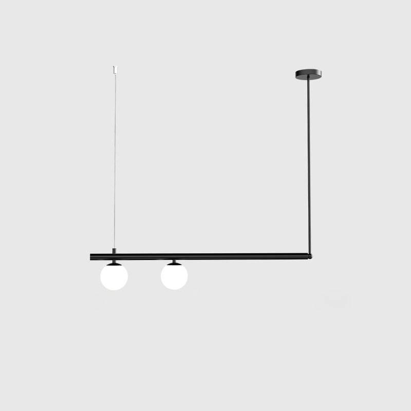 Estix lampă suspendată liniară din alamă minimalistă