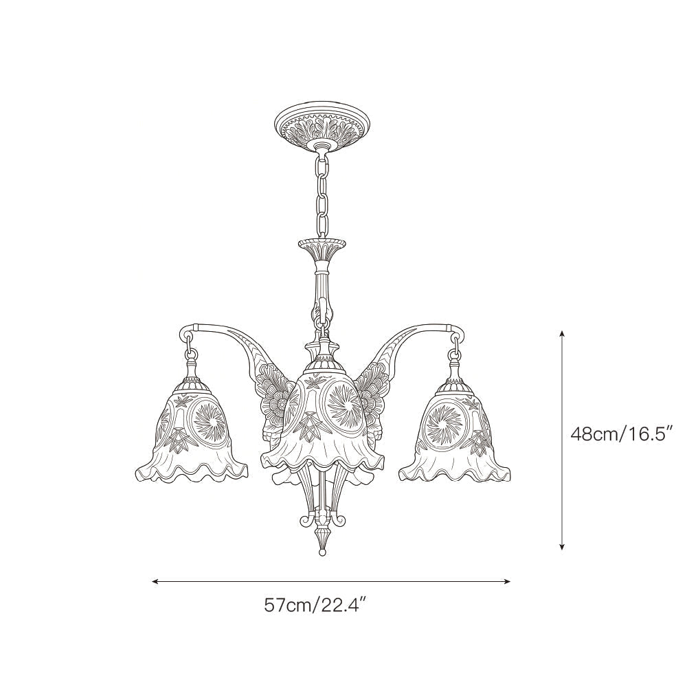 Celanthe candelabru în formă de clopot