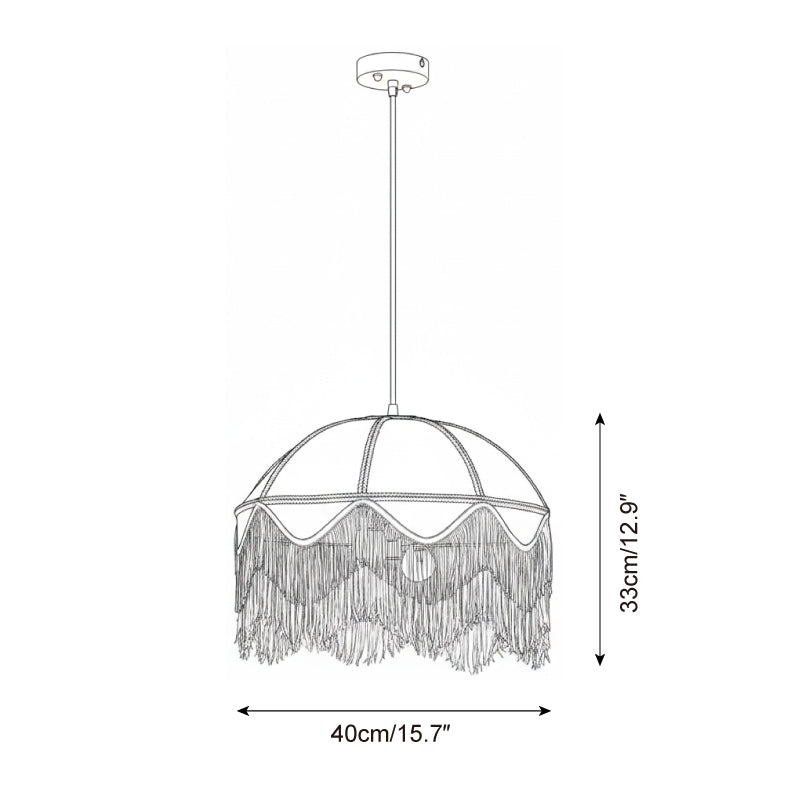 Carmella Fringe lampă suspendată