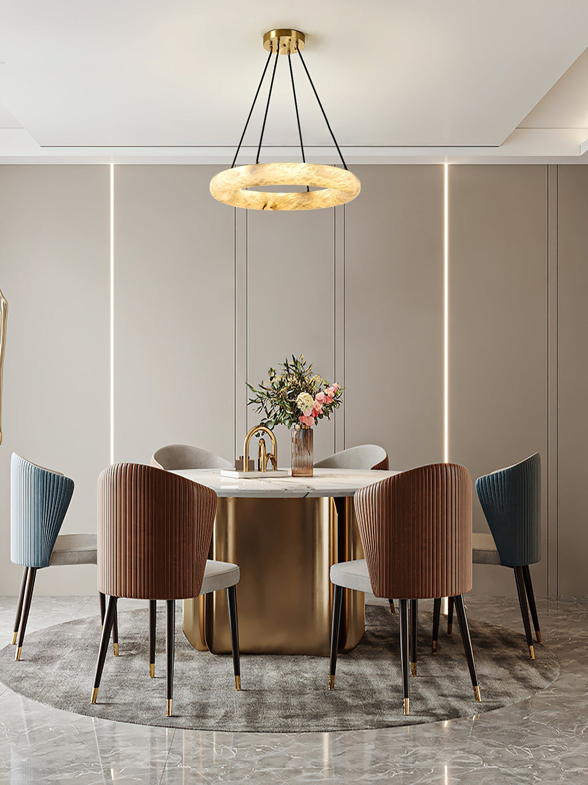 Niverissa candelabru din alabastru