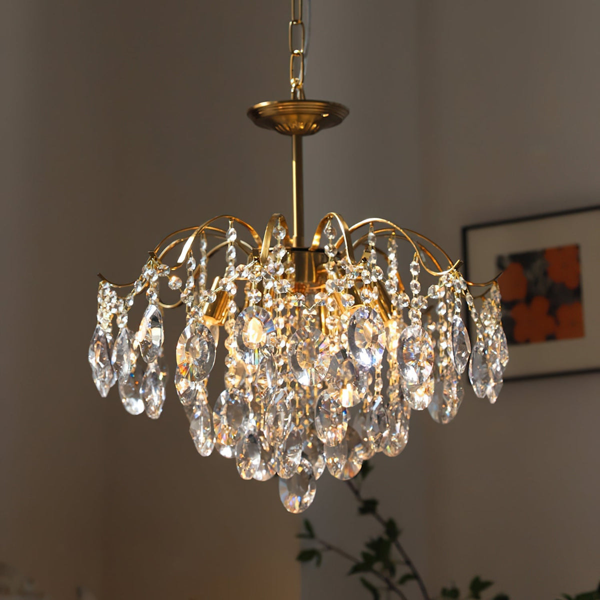 Aurelith candelabru din cristal