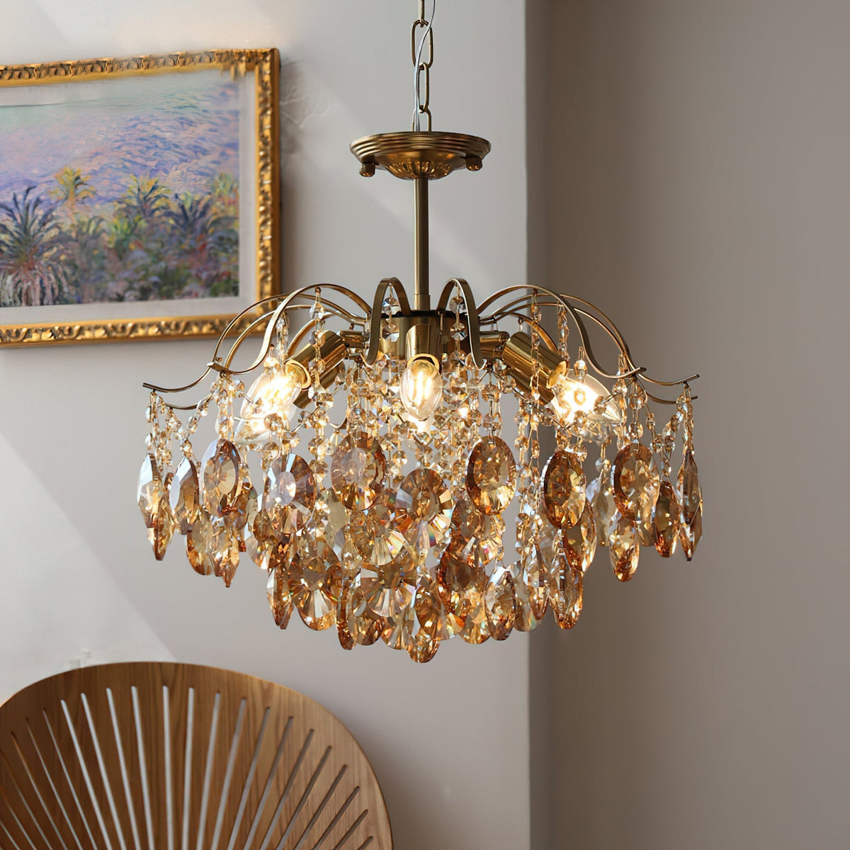 Aurelith candelabru din cristal