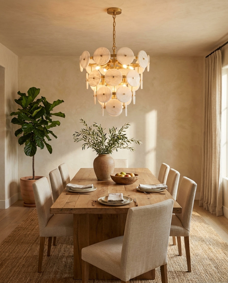 Davenhurst candelabru din alabastru