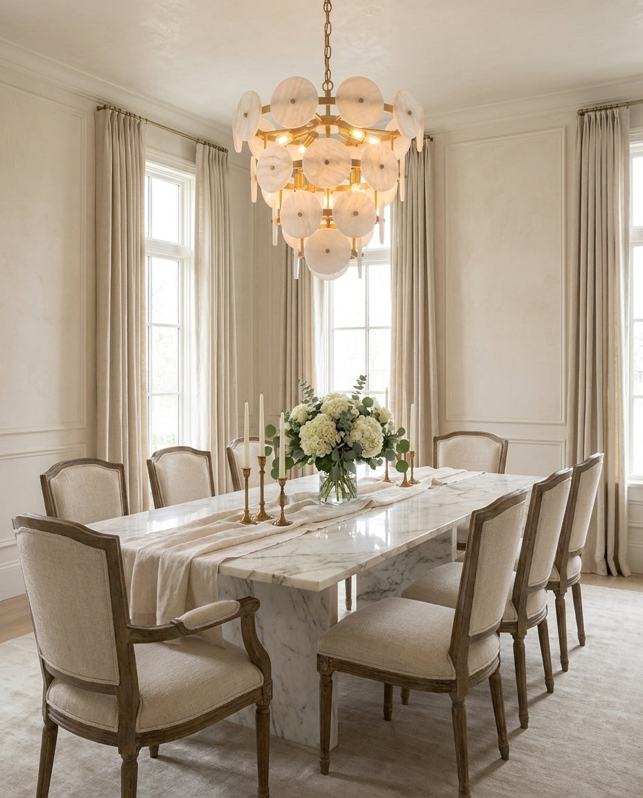Davenhurst candelabru din alabastru