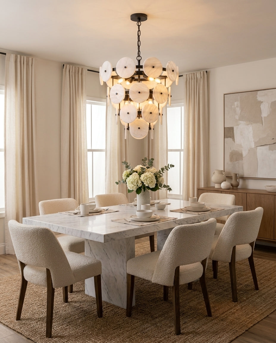 Davenhurst candelabru din alabastru