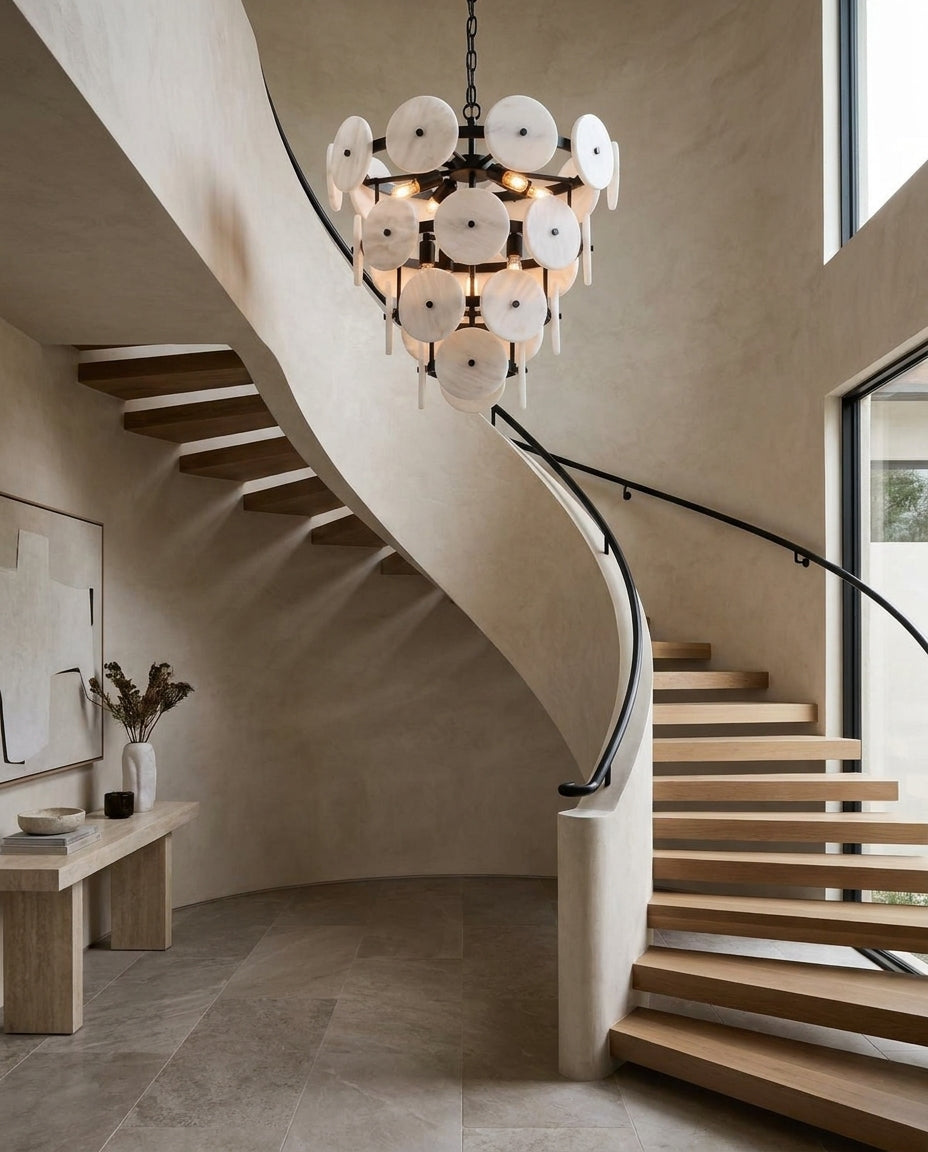 Davenhurst candelabru din alabastru