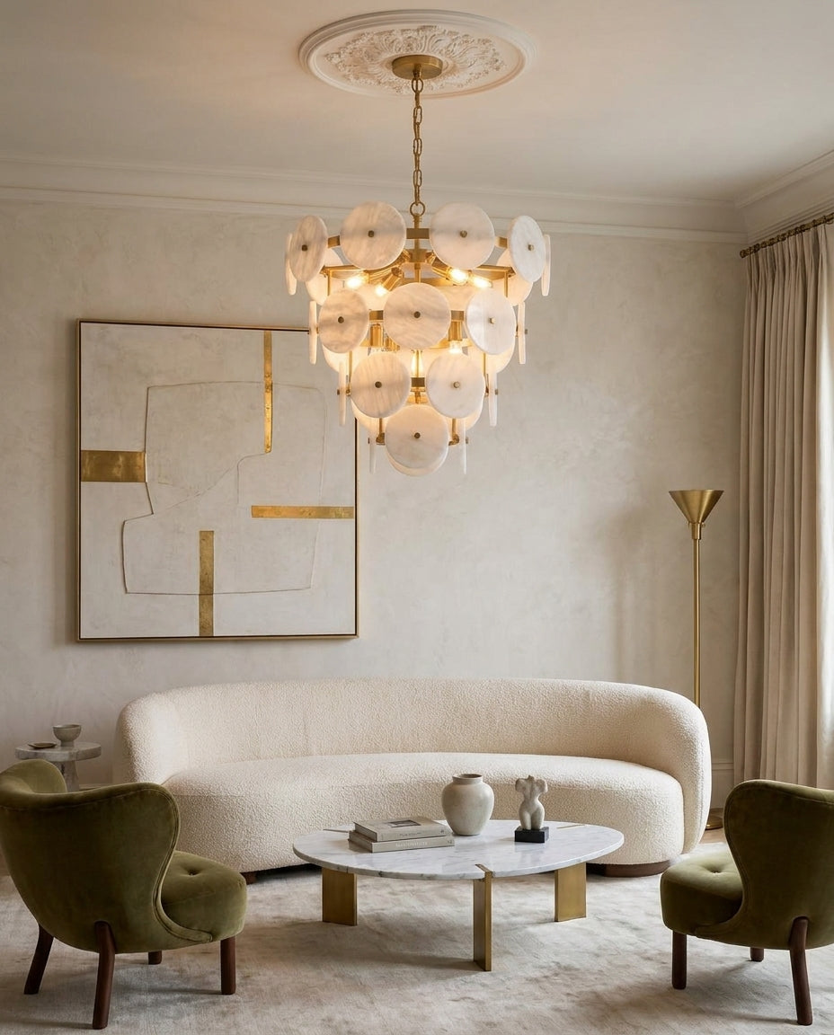 Davenhurst candelabru din alabastru