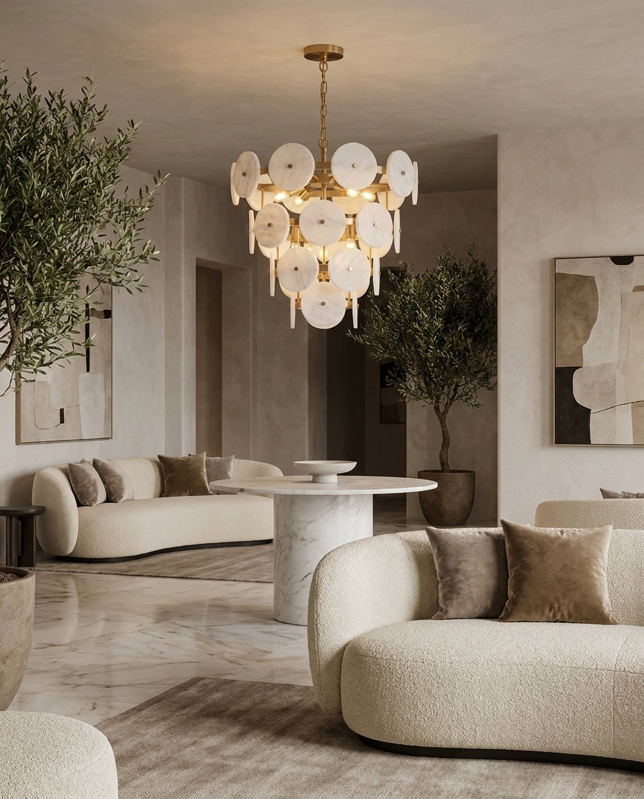 Davenhurst candelabru din alabastru