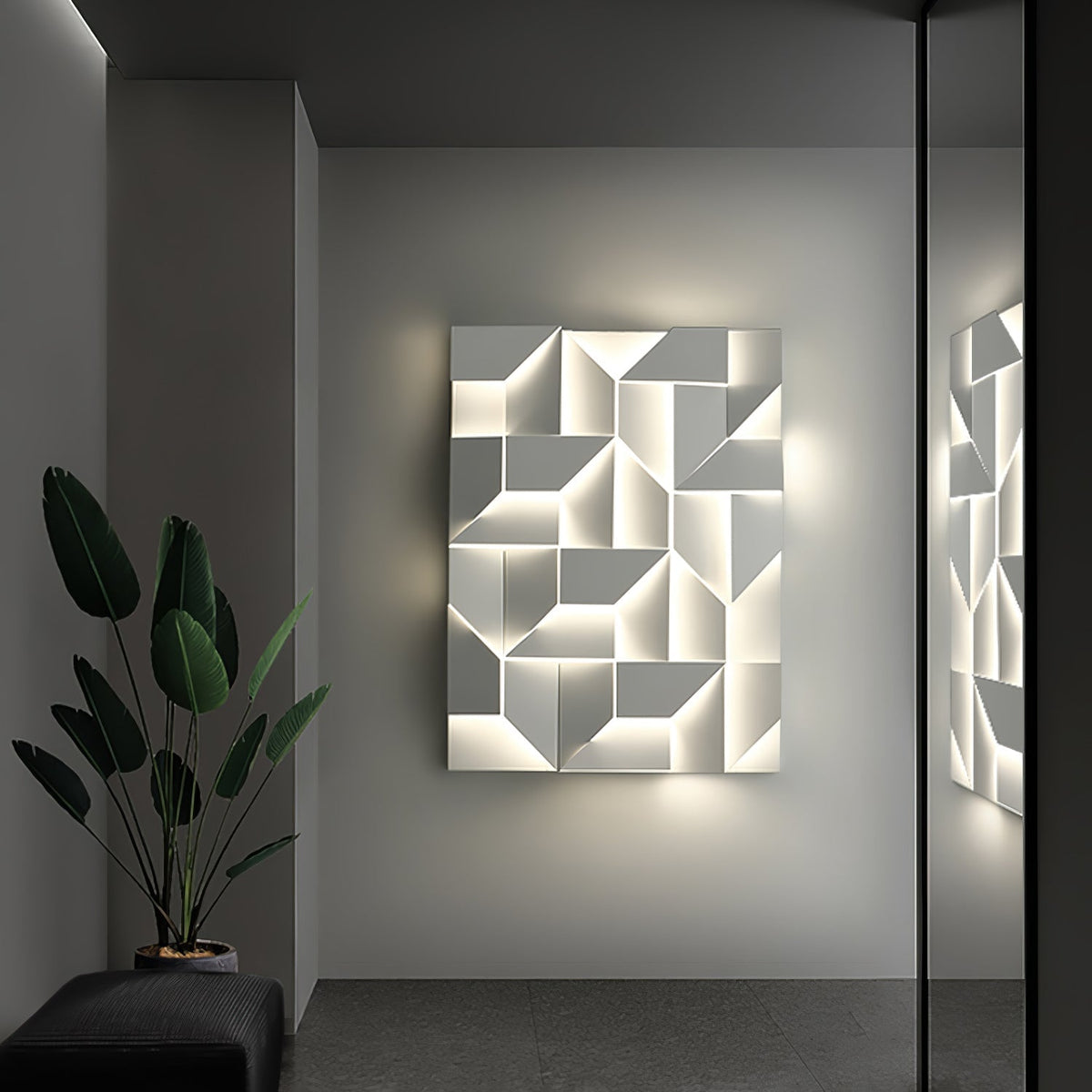 Deloza Shadows Rechargeable Grand Sconce aplică de perete