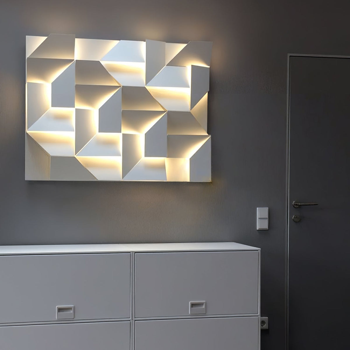 Deloza Shadows Rechargeable Grand Sconce aplică de perete