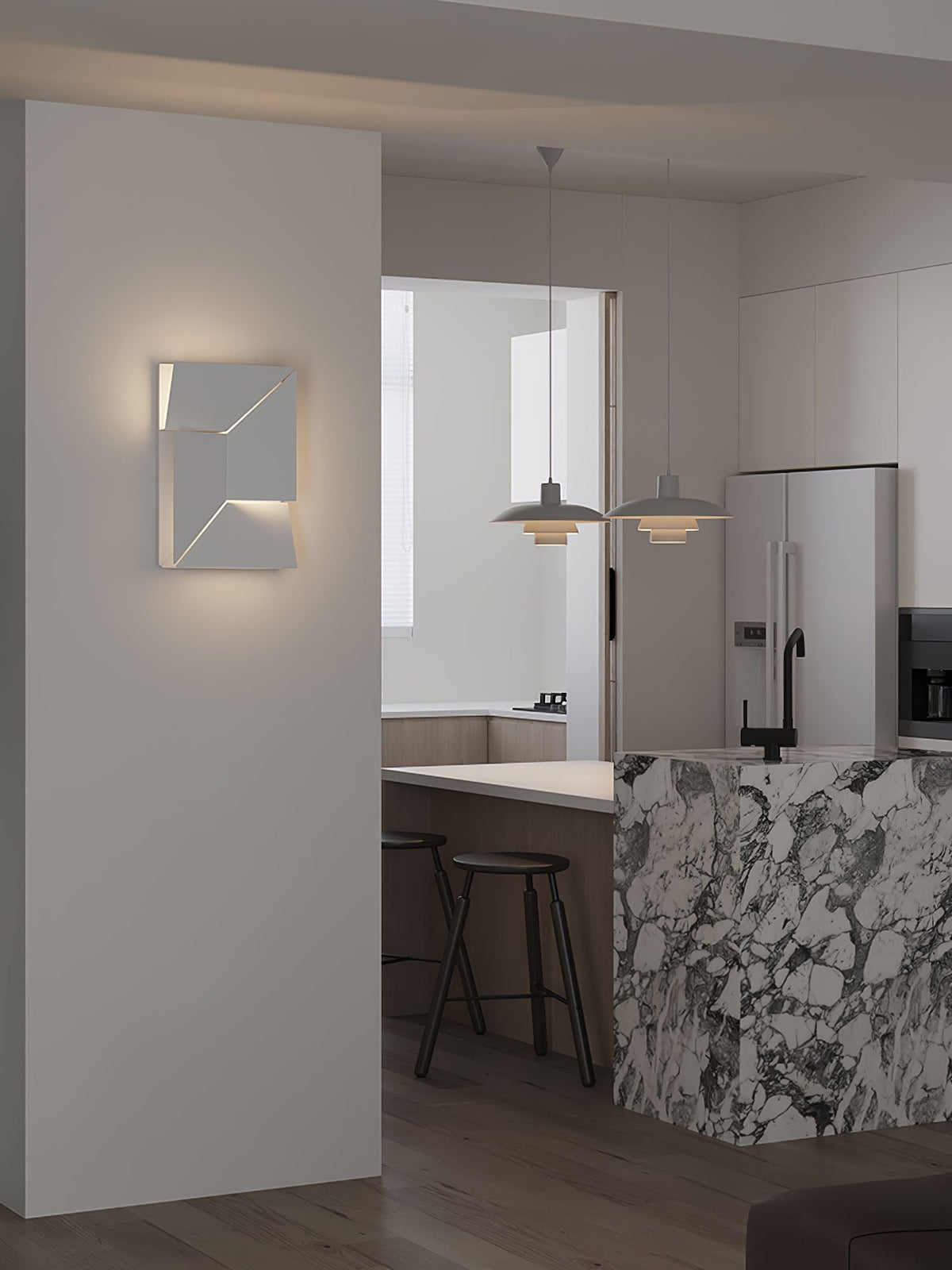 Deloza Shadows Rechargeable Grand Sconce aplică de perete