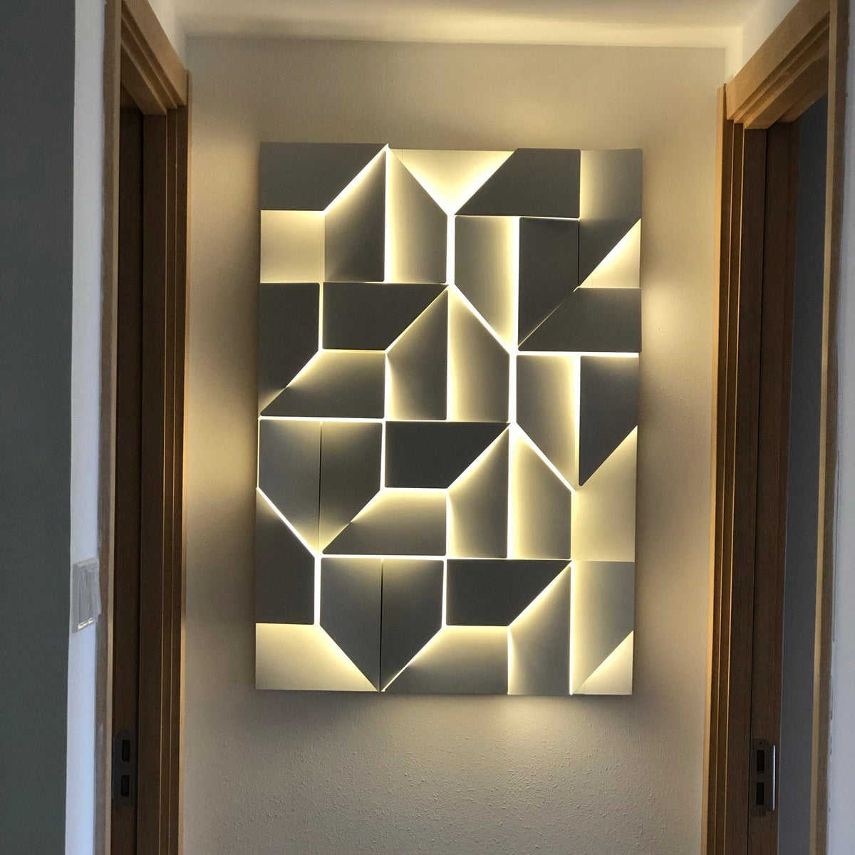 Deloza Shadows Rechargeable Grand Sconce aplică de perete