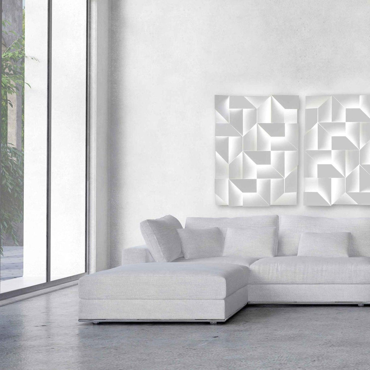 Deloza Shadows Rechargeable Grand Sconce aplică de perete