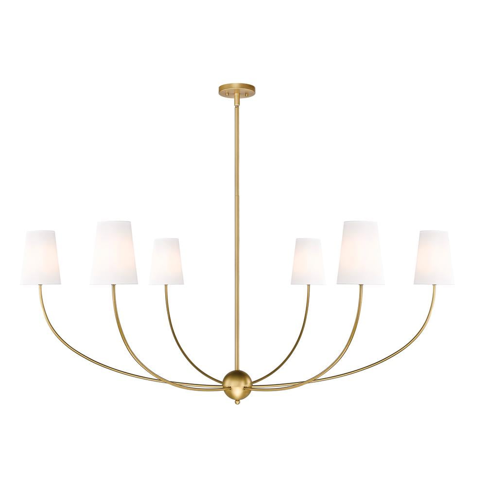 Mirearia candelabru cu abajur textil