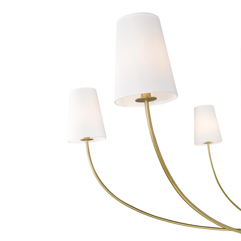 Mirearia candelabru cu abajur textil