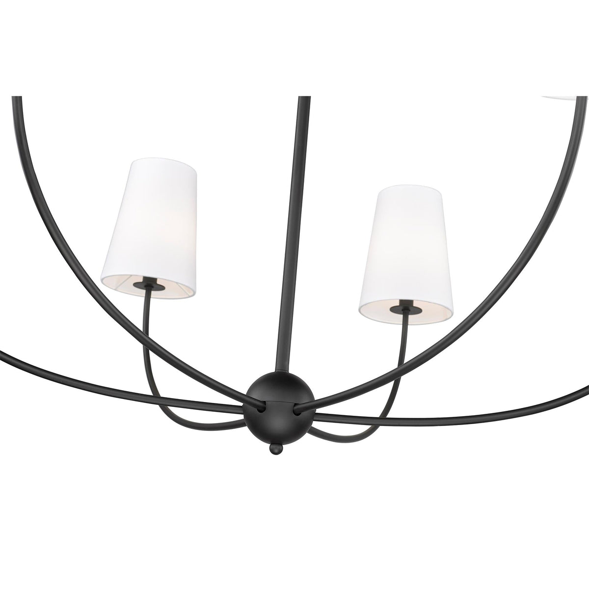 Mirearia candelabru cu abajur textil