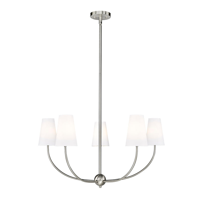 Mirearia candelabru cu abajur textil