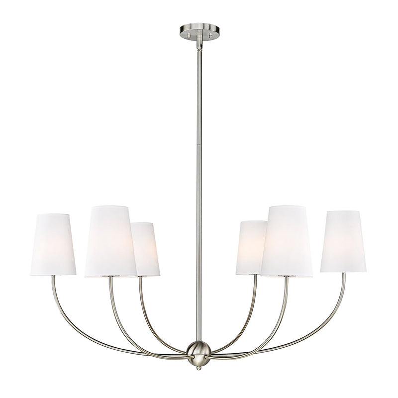 Mirearia candelabru cu abajur textil