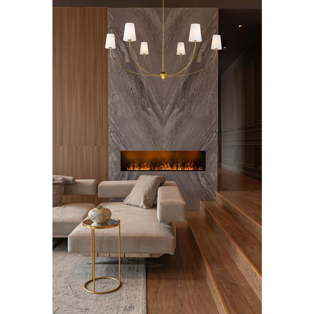 Mirearia candelabru cu abajur textil