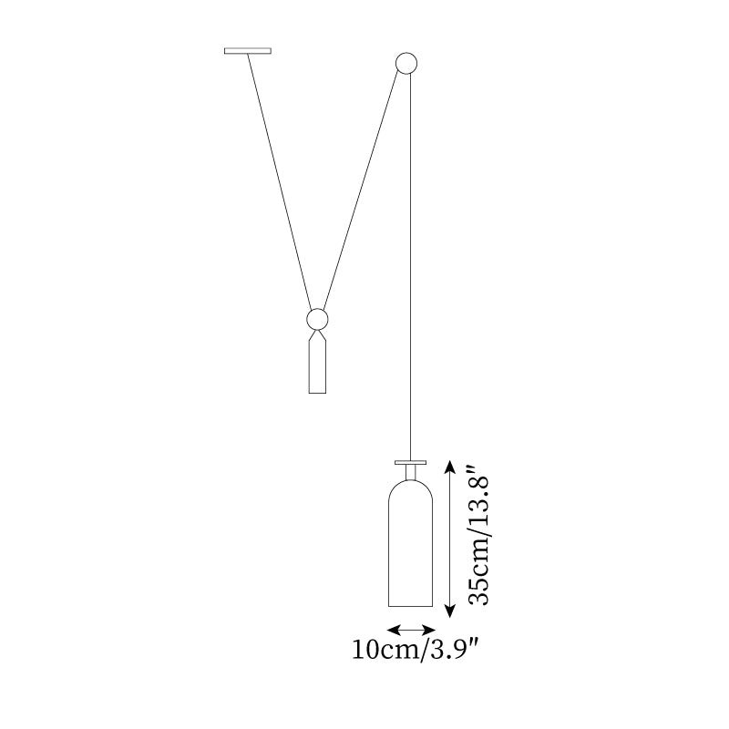 Noro Multi-formă lampă suspendată reglabilă