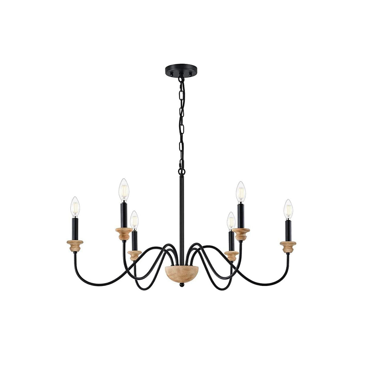 Syliira candelabru din lemn