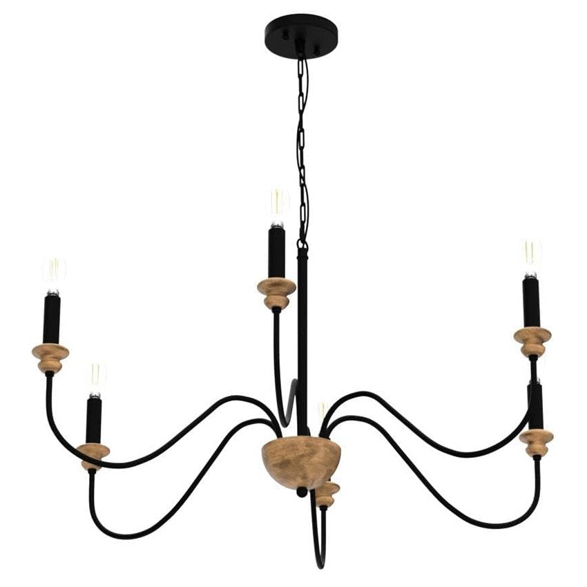Syliira candelabru din lemn