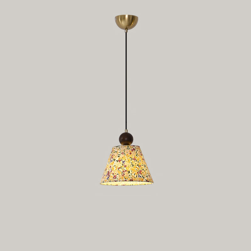 Camellia candelabru cu abajur textil