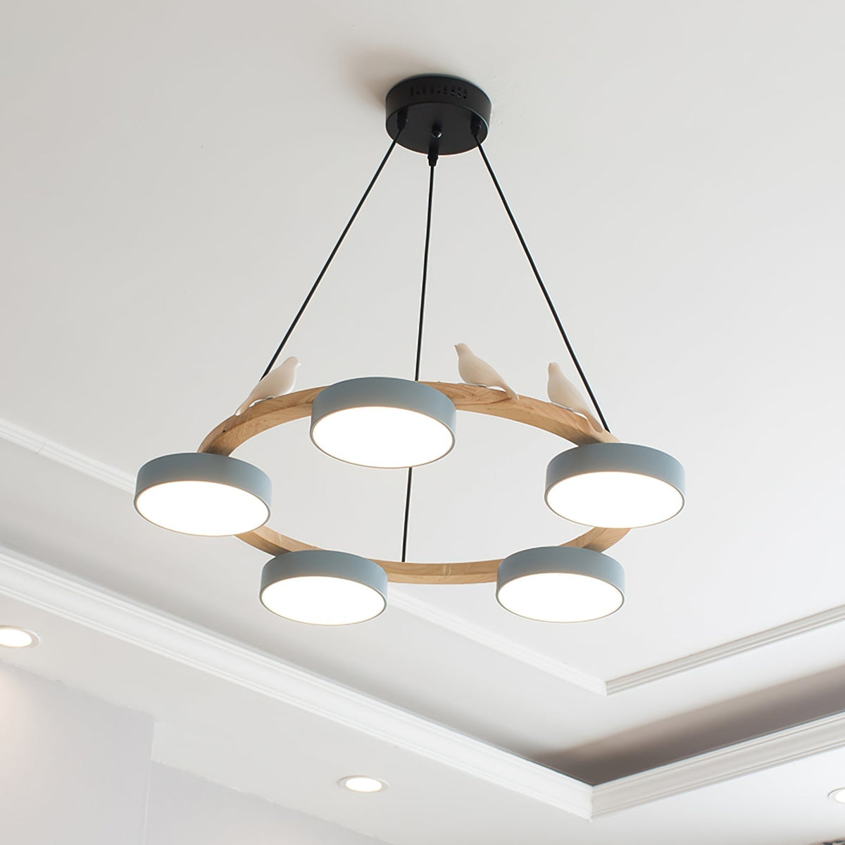 Cliff candelabru rotund cu schimbare culoare