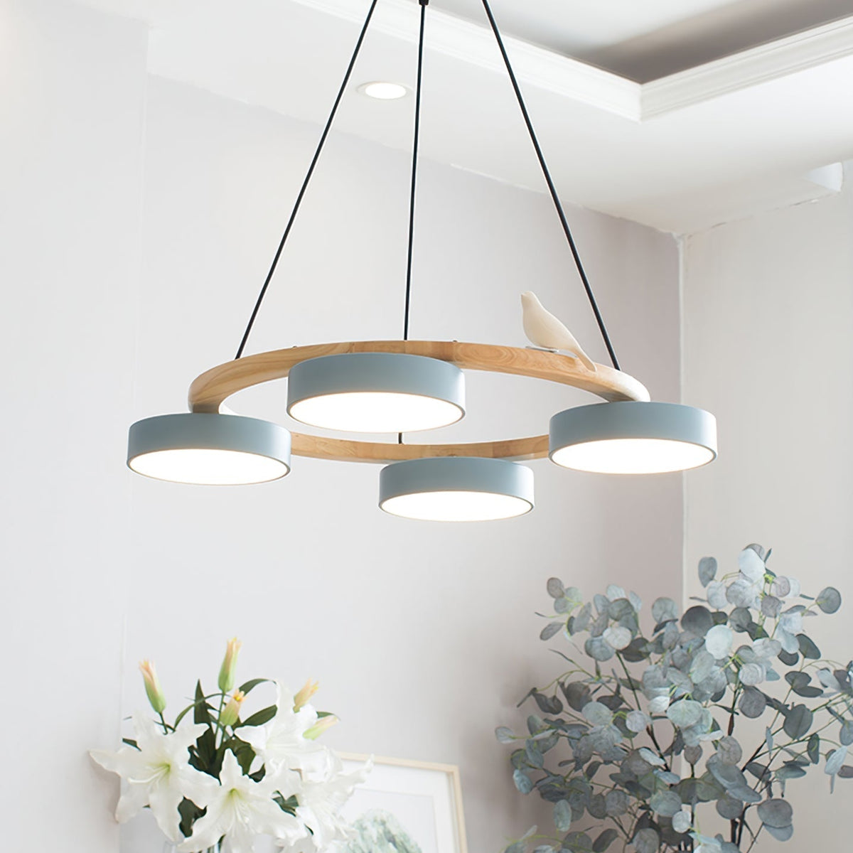 Cliff candelabru rotund cu schimbare culoare