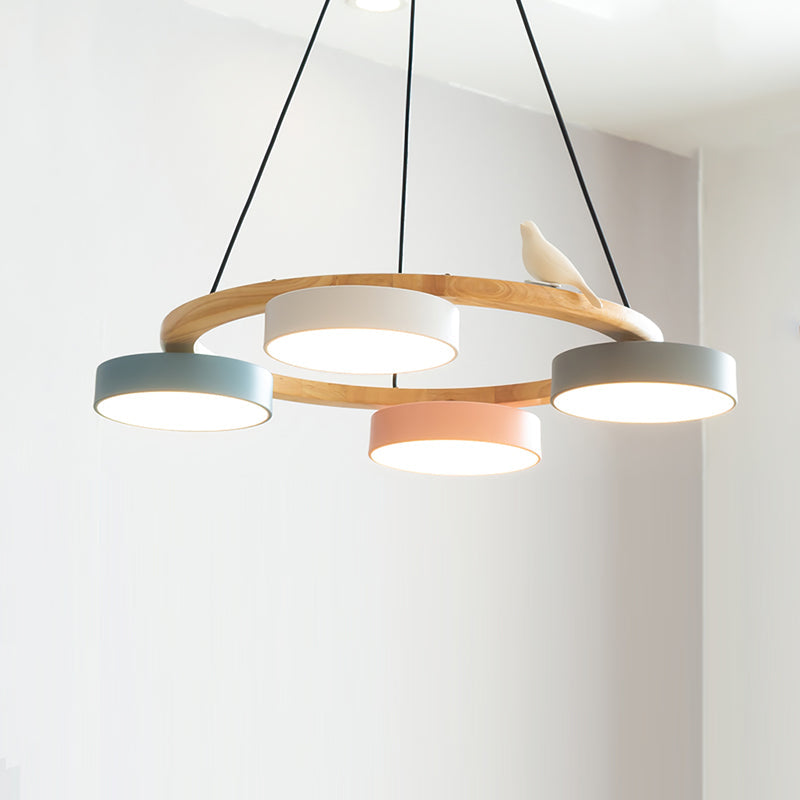 Cliff candelabru rotund cu schimbare culoare