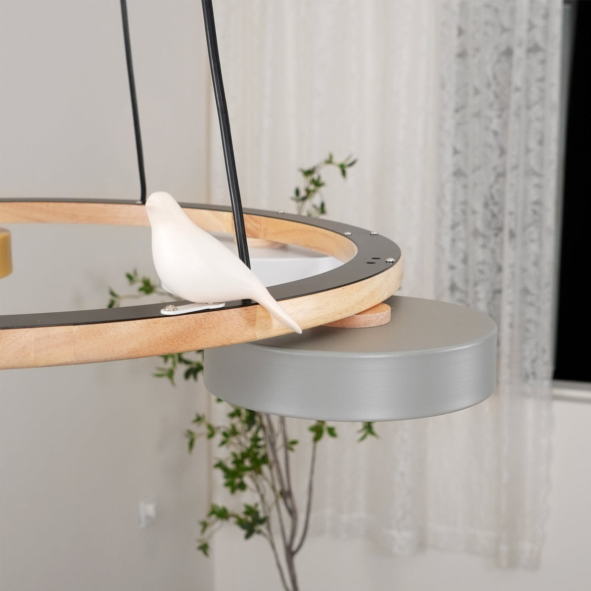 Cliff candelabru rotund cu schimbare culoare