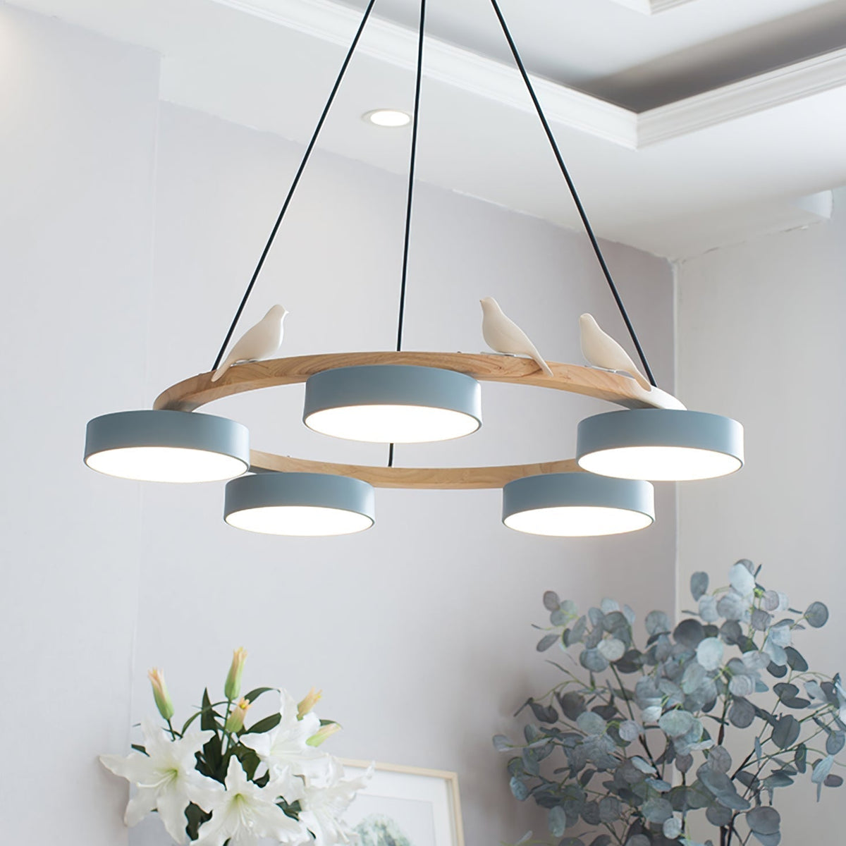 Cliff candelabru rotund cu schimbare culoare