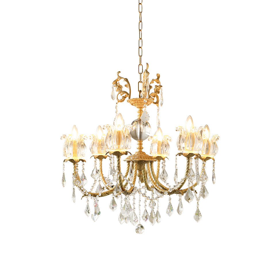 Selelian candelabru din cristal